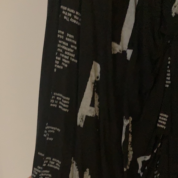 Beachy Text-Printed, Midi-length Dress, w/ Pockets - Picture 3 of 8